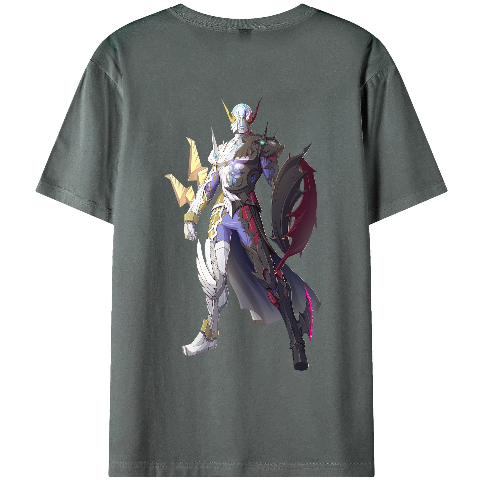 （画像用） ウルトラマン Ultraman 綿100％ メンズ半袖Tシャツ（バックプリント） 通気性